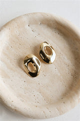 18k Gold Plated Style Flash Earrings Gold