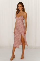 Crazy Passionate Midi Dress Red