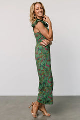 Chora Jumpsuit | Green Multi