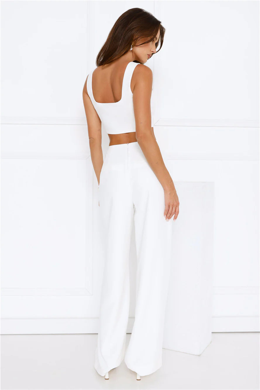 Basking In Style Pants Cream