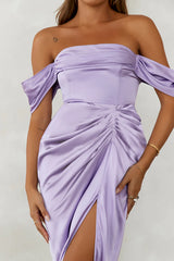 DEAR EMILIA Be Seen Midi Dress Lilac