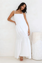 Diamond Affair Maxi Dress White