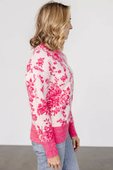 Legend Sweater | Pink Print