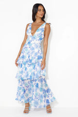 Fresh Oasis Maxi Dress Blue