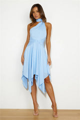 Festive Feeling Midi Dress Blue