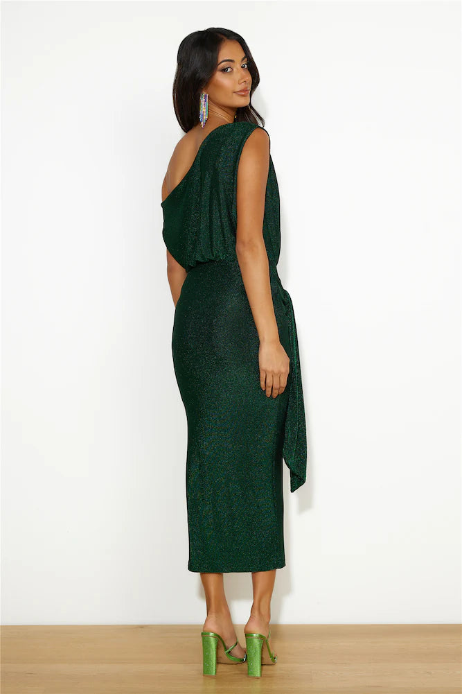Desired By Me Midi Dress Green
