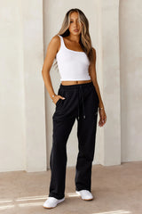 BASE Straight Leg Sweatpants Black