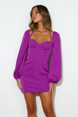 Cuter Than You Mini Dress Purple