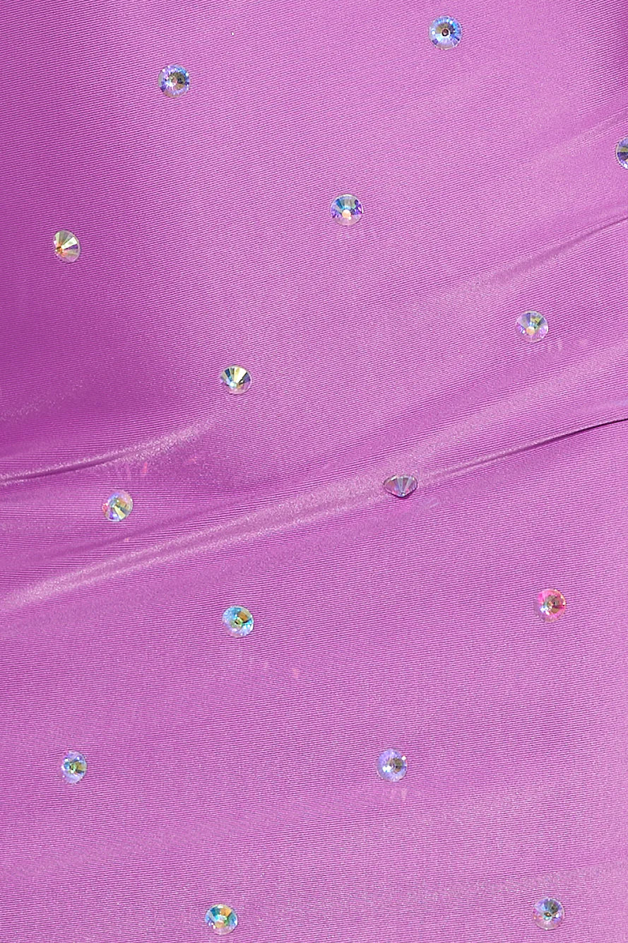 Giving More Mini Dress Purple