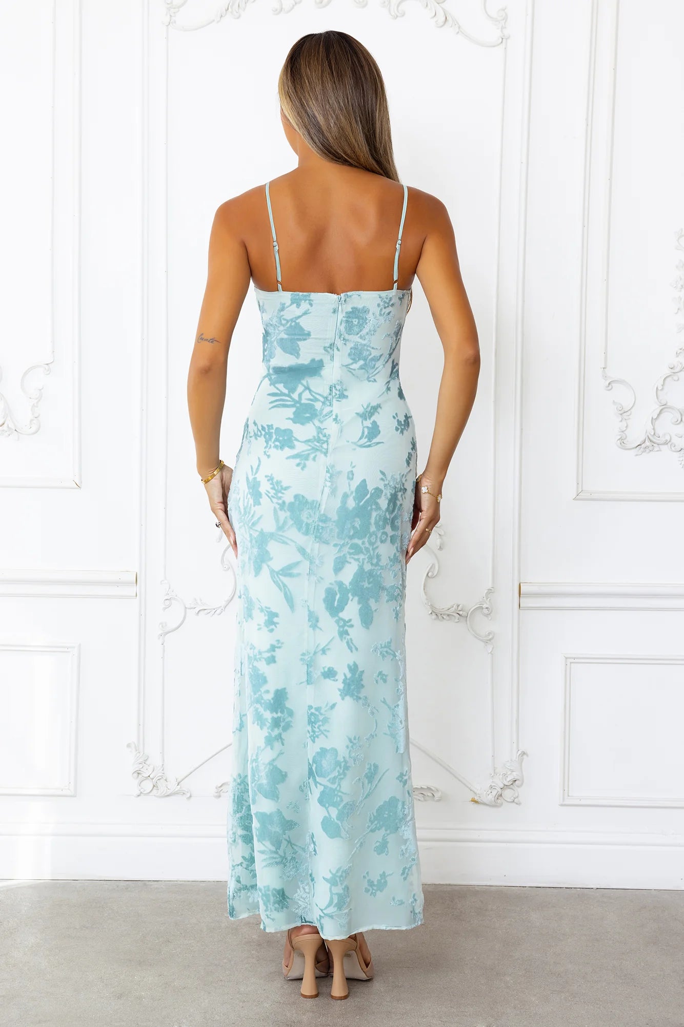 Turquoise Breeze Maxi Dress Sage