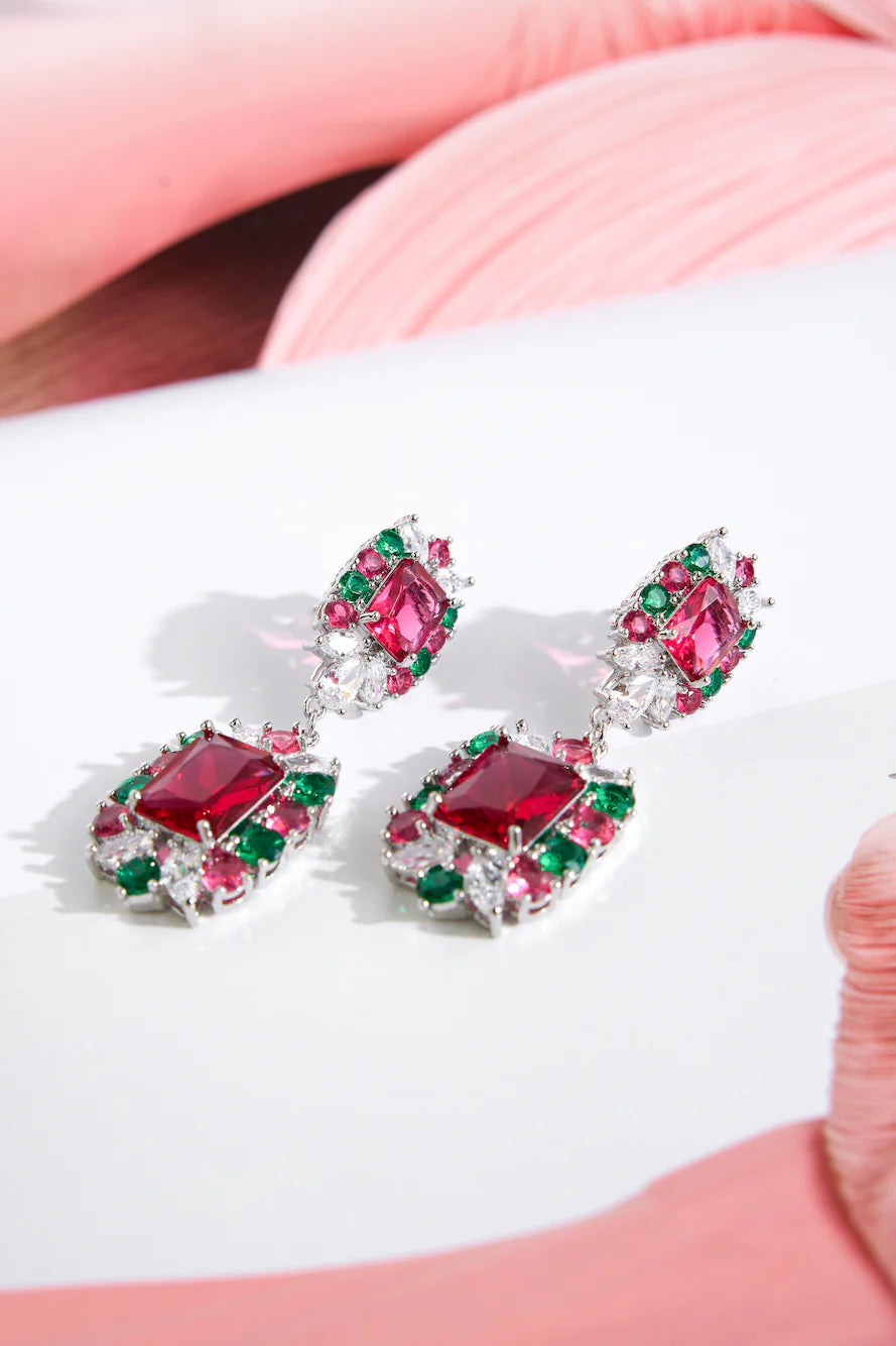 925 Silver It's The Holidays Earrings Silver