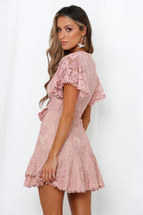 Darling Days Dress Blush Beige