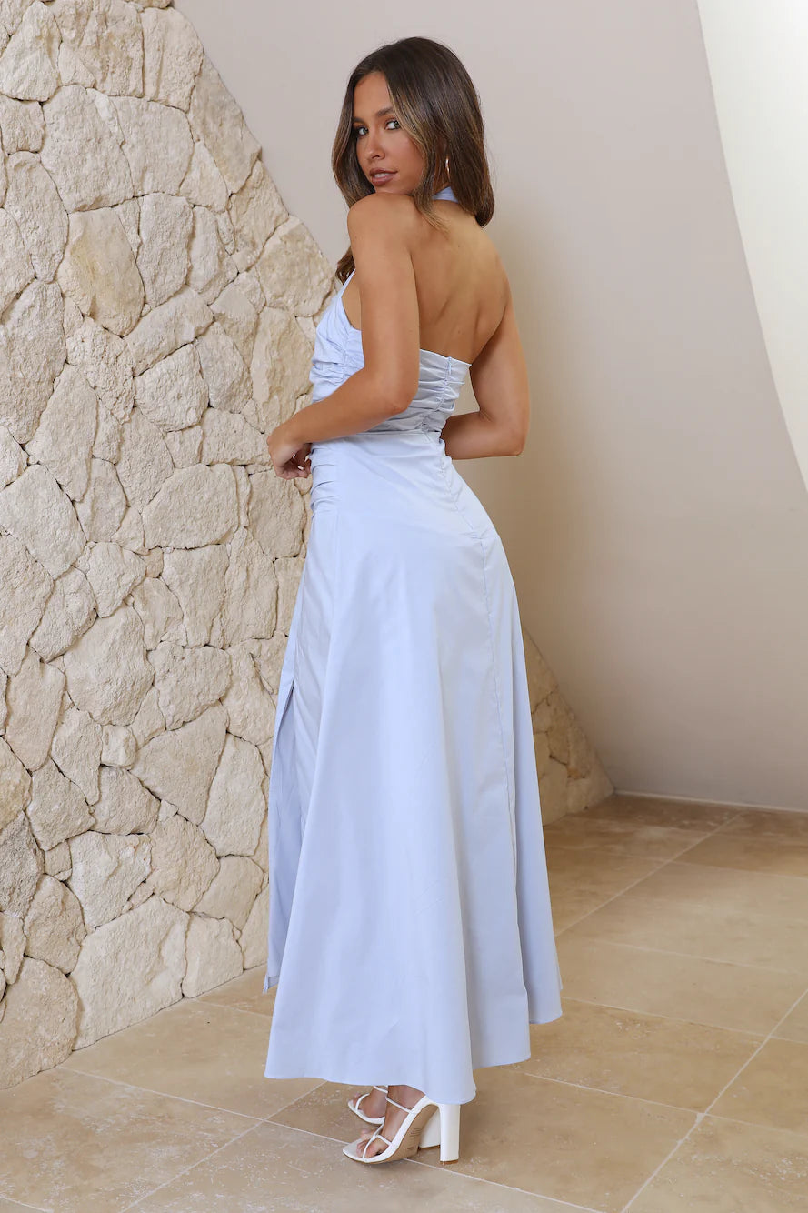 Country Loving Girl Maxi Dress Blue