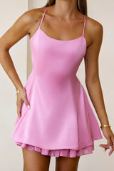 Diamond Dazzle Mini Dress Pink