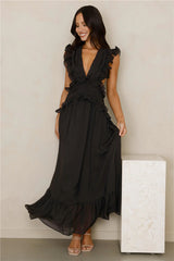 Evening Luxe Maxi Dress Black