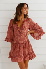 Gorgeous Girl Dress Rose