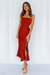 Daytime Affair Midi Dress Copper