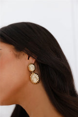 18k Gold Plated Sunlight Earrings Gold