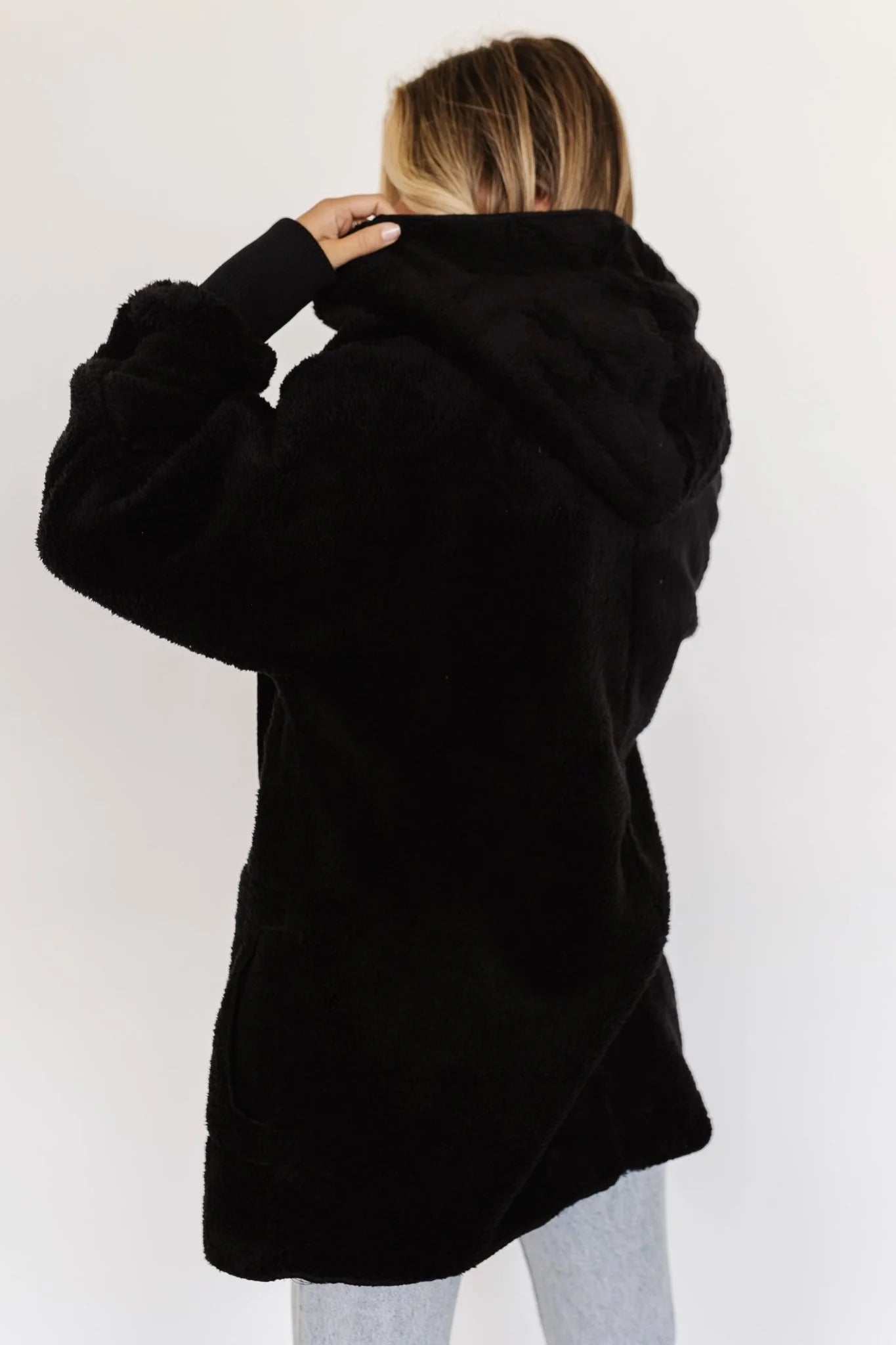 Melrose Teddy Jacket | Black