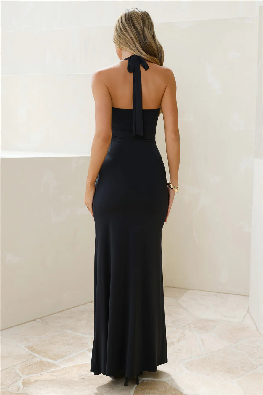 Flora Maxi Dress Black