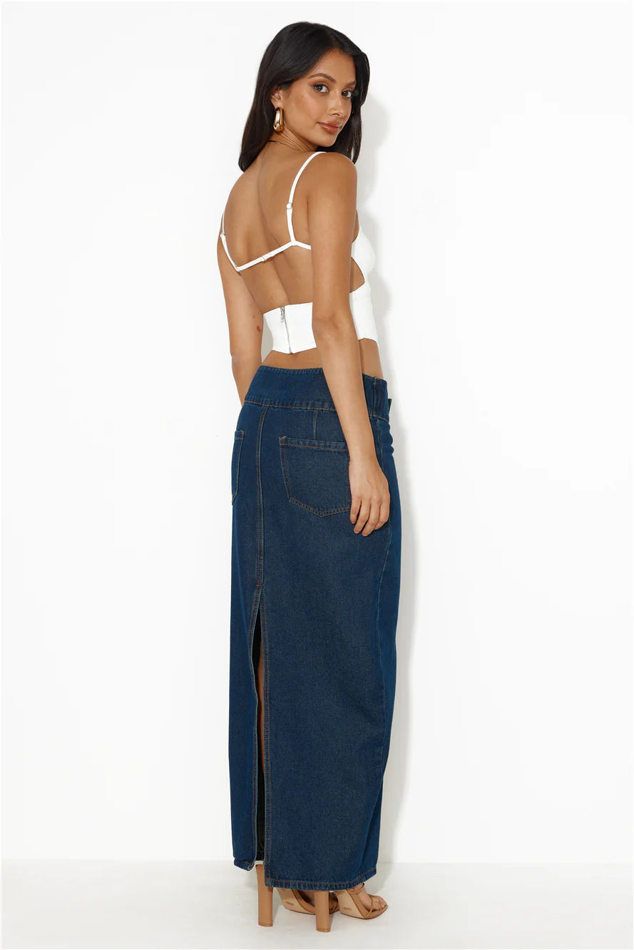 Fave Crop Top White