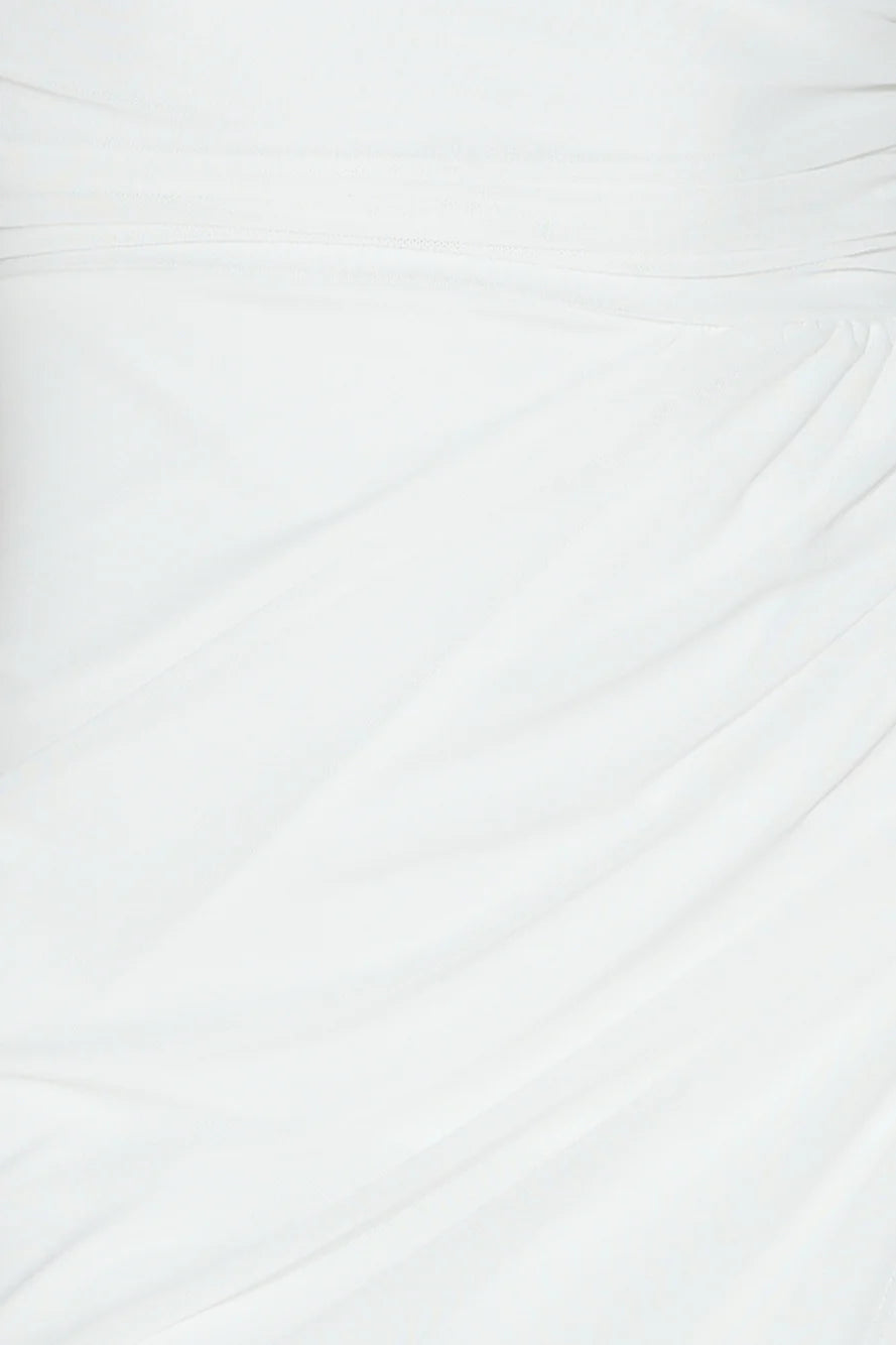 Time Winner Midi Dress White