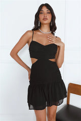 Dancing In Spain Mini Dress Black