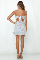 Water Lily Bridge Dress Blue