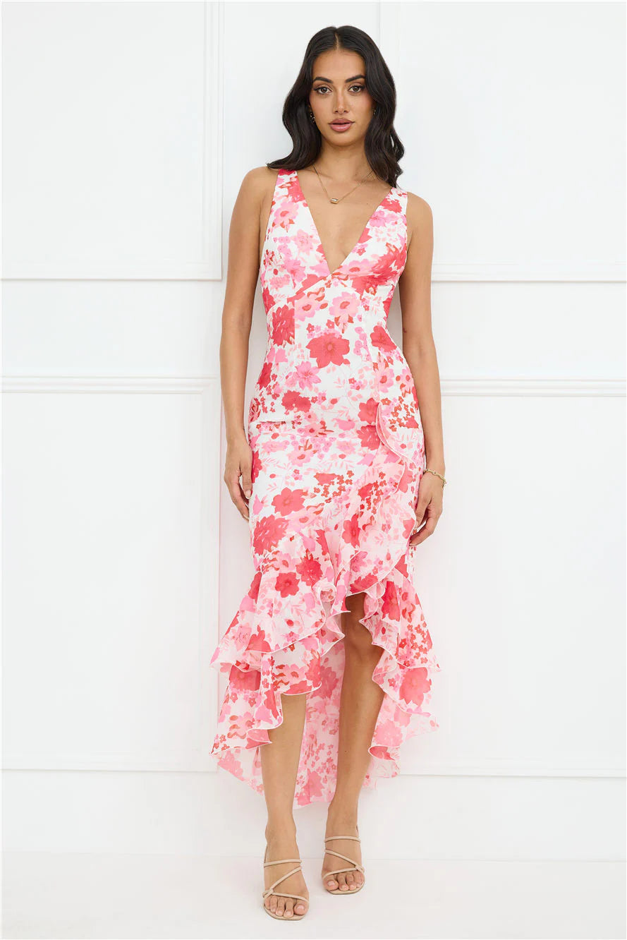 Wild In Wonder Maxi Dress Pink