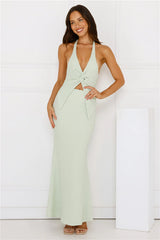 Cloudscape Halter Top Sage
