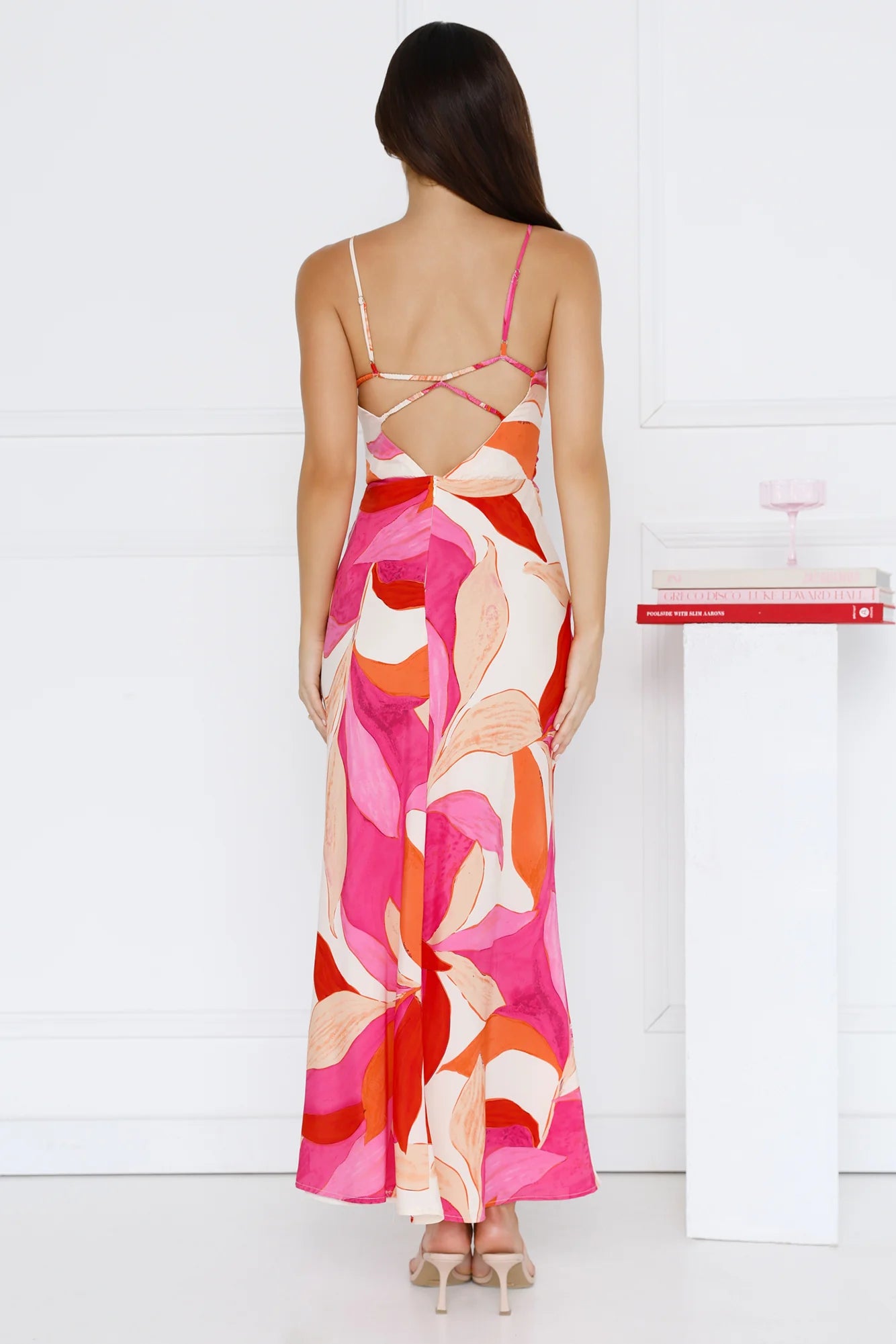 Technicolor Love Maxi Dress Pink