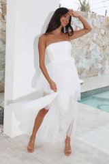 Extra As Possible Maxi Dress White
