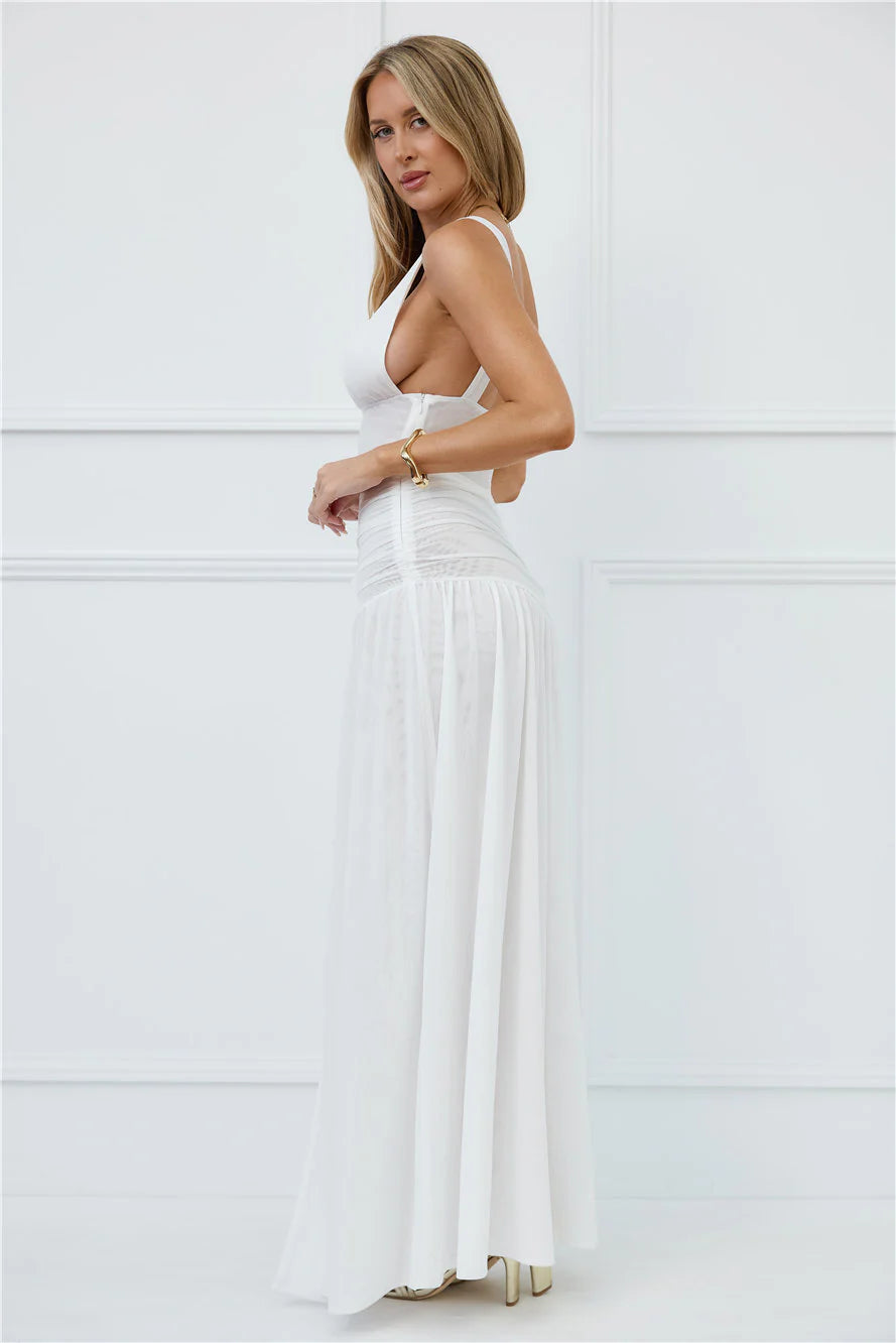 Denver Maxi Dress White