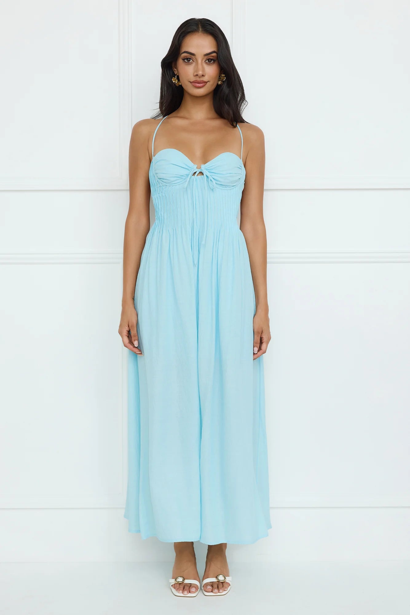 Discover Yourself Maxi Dress Blue