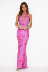 Extravagant Girl Maxi Dress Hot Pink