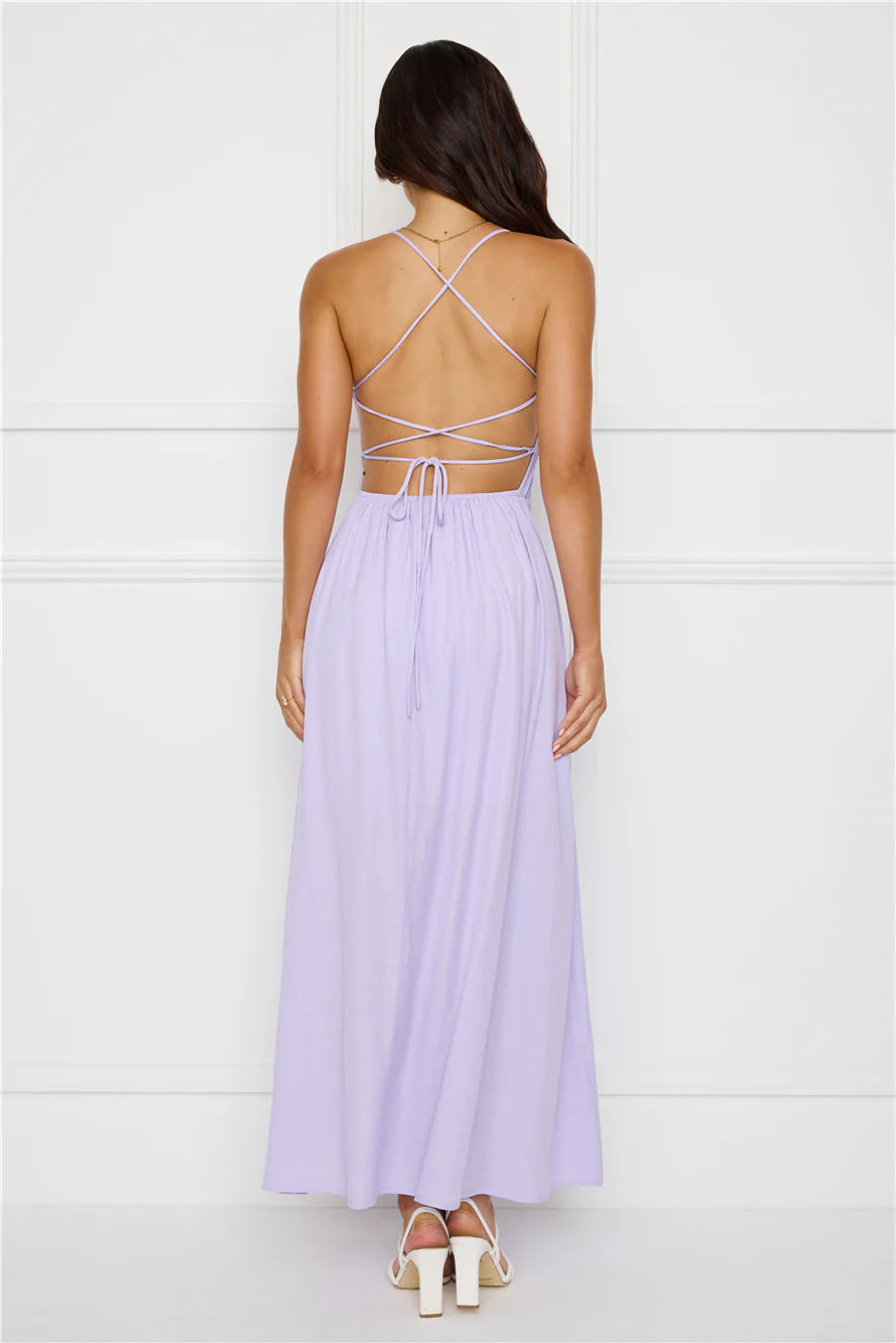 Discover Yourself Maxi Dress Lilac