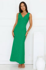 Diamond Delights Maxi Dress Green