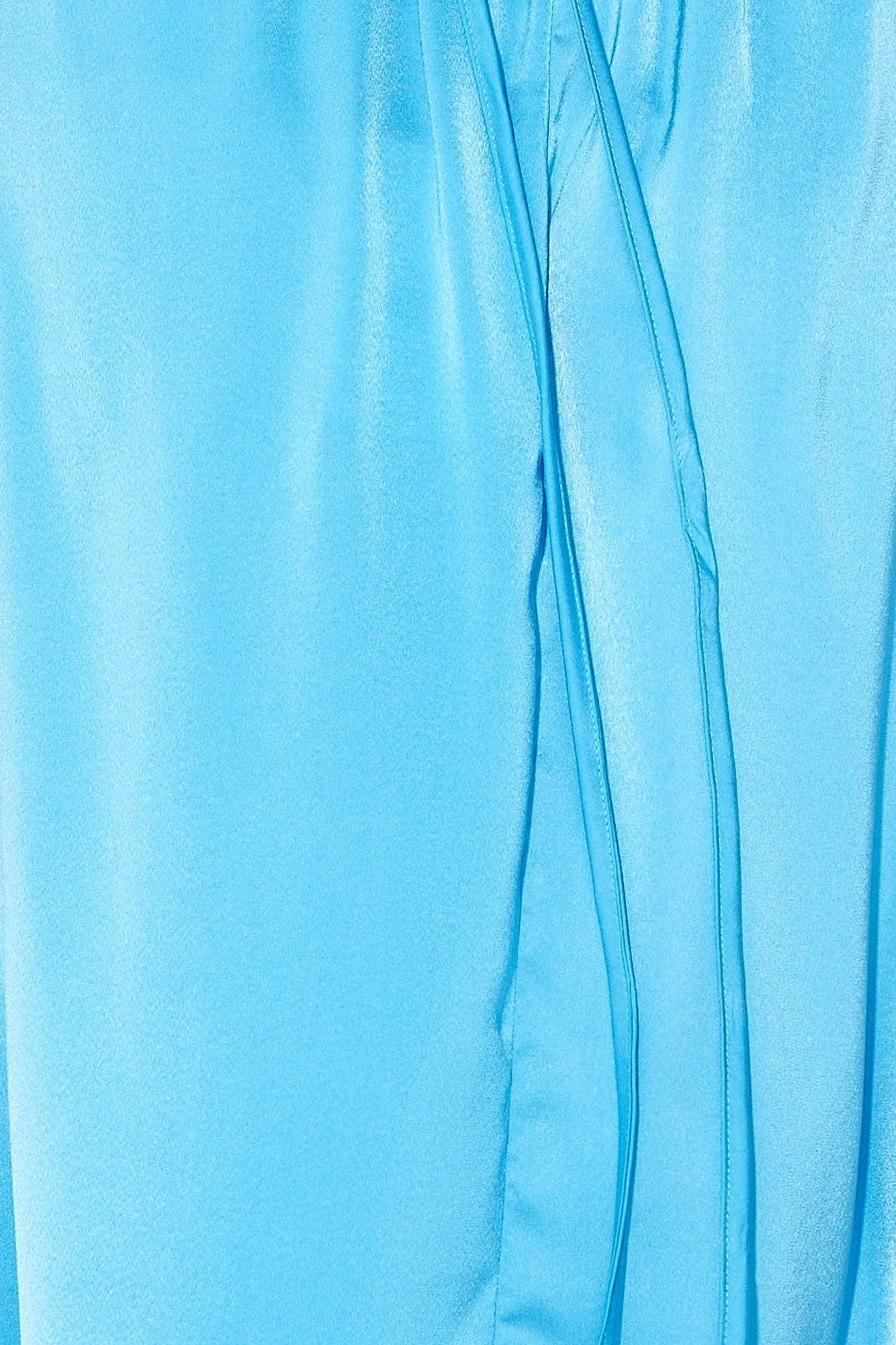 Capture Attention Satin Maxi Dress Blue