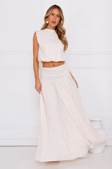 Field Of Dreams Maxi Skirt Ivory