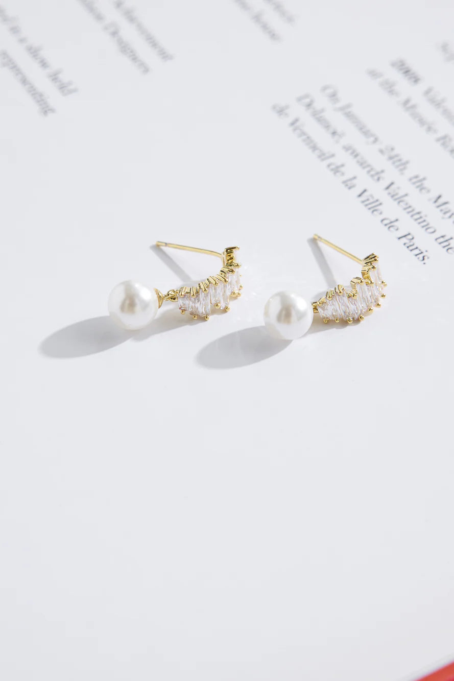 18k Gold Plated Selene Earrings Gold