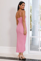 True Mettle Midi Dress Pink