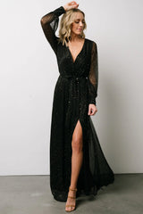 Abigail Sparkle Gown | Black