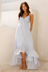 Floating On Florals Maxi Dress Blue