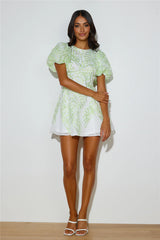 Cutest Event Mini Dress Green