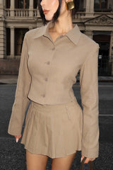 Endless Cropped Blazer Sage