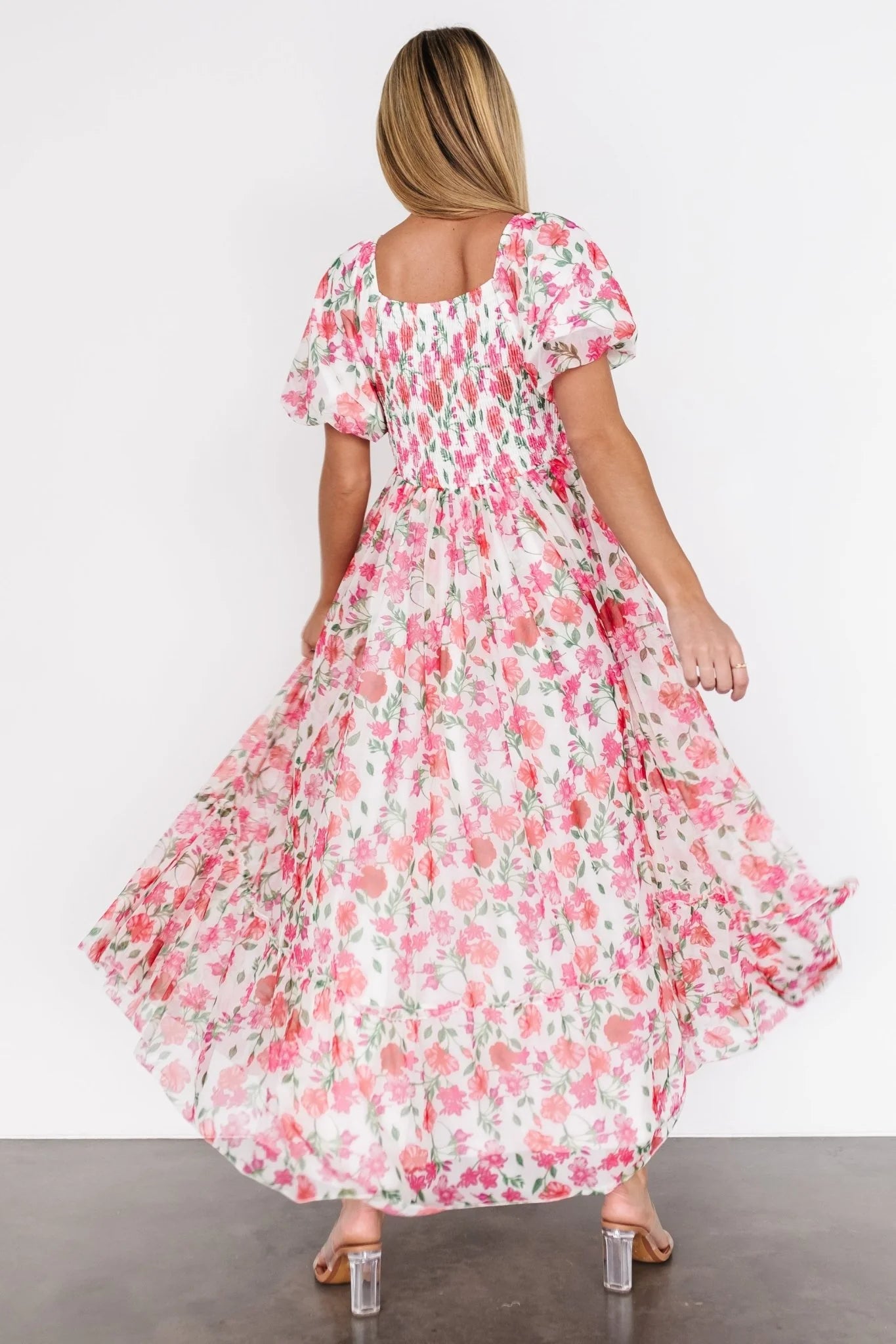 Margo Maxi Dress | Pink Multi Floral