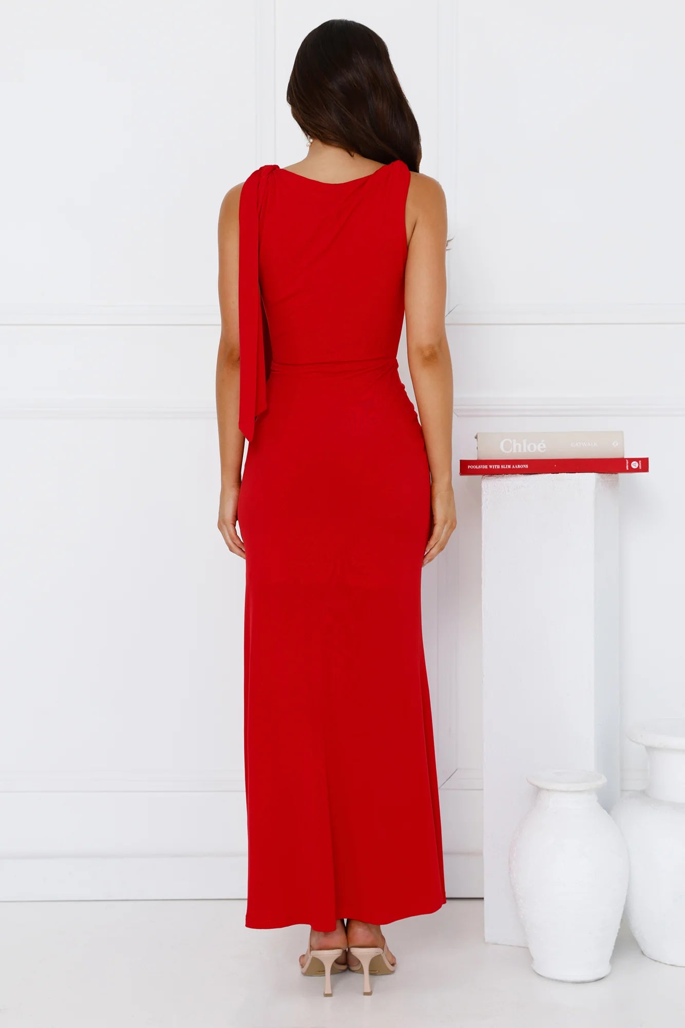 Cosmic Girl Energy Maxi Dress Red