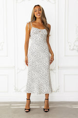 Botanical Gardens Midi Dress Cream