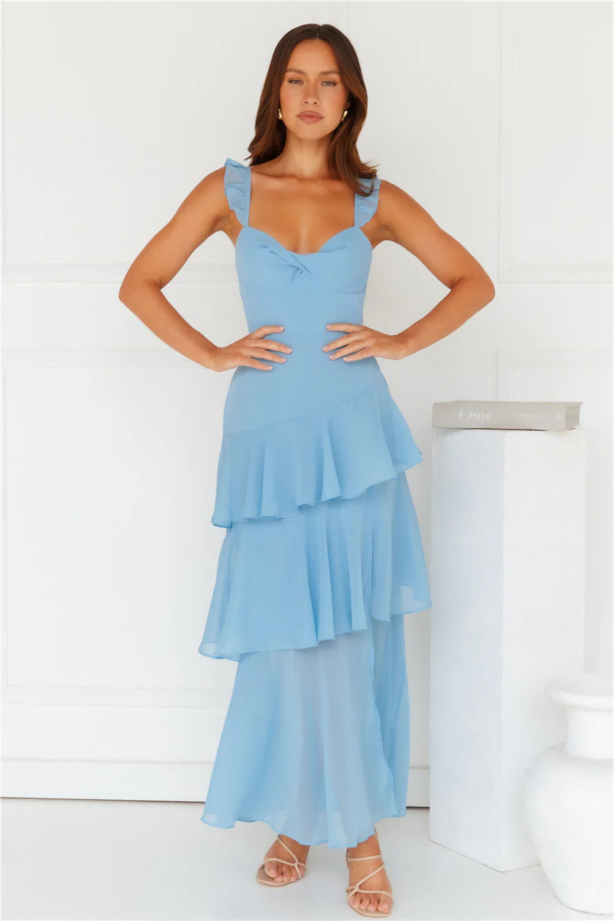 Trailblazing Maxi Dress Blue