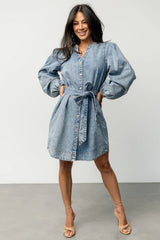 Tora Denim Dress | Light Wash